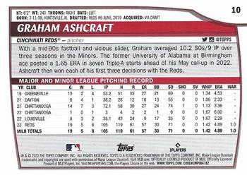 2023 Topps Big League #10 Graham Ashcraft Back