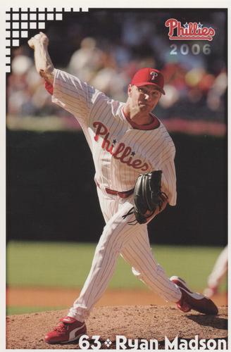 2006 Philadelphia Phillies Photo Cards #NNO Ryan Madson Front