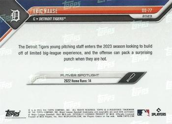 2023 Topps Now Road to Opening Day Detroit Tigers #OD-77 Eric Haase Back
