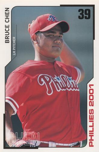 2001 Philadelphia Phillies #NNO Bruce Chen Front