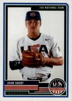 2023 Panini USA Baseball Stars & Stripes #38 John Short Front