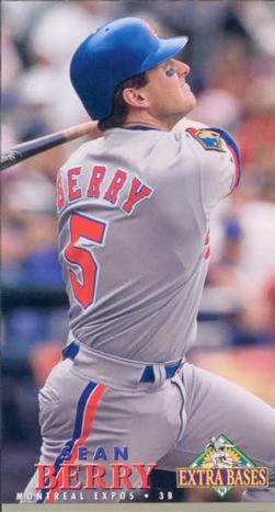 1994 Fleer Extra Bases #300 Sean Berry Front
