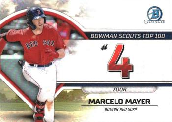 2023 Bowman - Bowman Scouts Top 100 #BTP-4 Marcelo Mayer Front