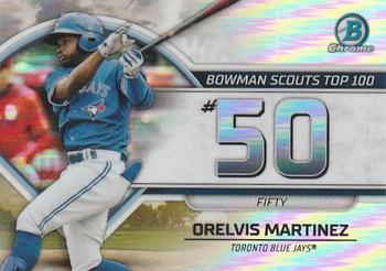 2023 Bowman - Bowman Scouts Top 100 #BTP-50 Orelvis Martinez Front