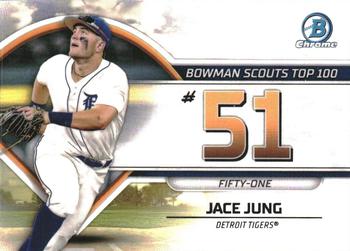 2023 Bowman - Bowman Scouts Top 100 #BTP-51 Jace Jung Front