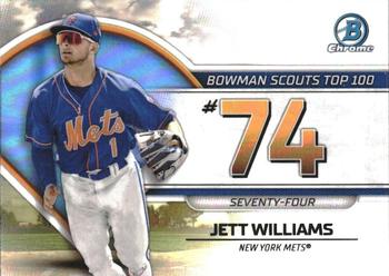 2023 Bowman - Bowman Scouts Top 100 #BTP-74 Jett Williams Front