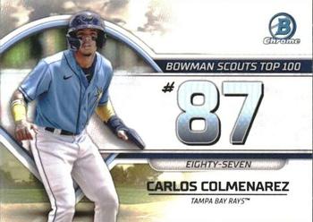 2023 Bowman - Bowman Scouts Top 100 #BTP-87 Carlos Colmenarez Front