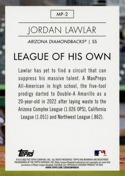 2023 Bowman - Modern Prospects #MP-2 Jordan Lawlar Back