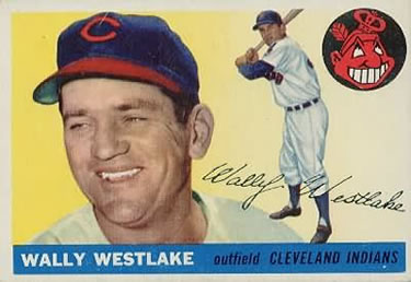 1955 Topps #102 Wally Westlake Front