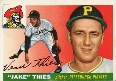 1955 Topps #12 Jake Thies Front