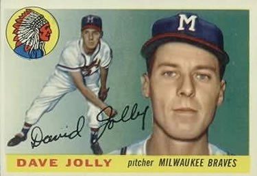 1955 Topps #35 Dave Jolly Front