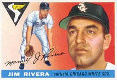 1955 Topps #58 Jim Rivera Front