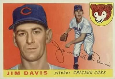 1955 Topps #68 Jim Davis Front