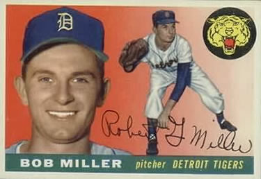1955 Topps #9 Bob Miller Front