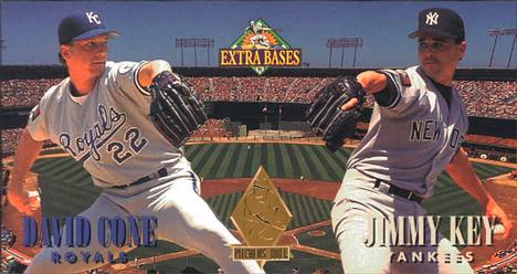 1994 Fleer Extra Bases - Pitcher's Duel #M3 David Cone / Jimmy Key Front