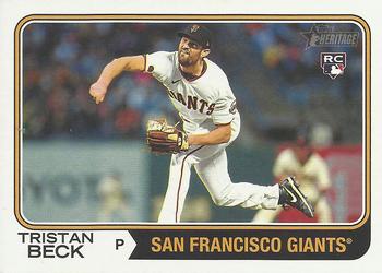 2023 Topps Heritage #683 Tristan Beck Front