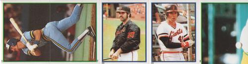 1983 Topps Stickers - Test Strips #NNO Robin Yount / Al Holland / Darrell Evans / Rickey Henderson Front