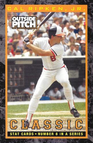 2002-03 Baltimore Orioles Outside Pitch Classic Stats #8 Cal Ripken, Jr. Front