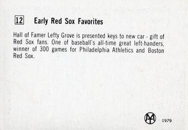 1979 Early Red Sox Favorites #12 