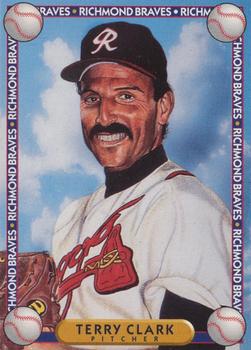 1994 Richmond Braves Perforated #20 Terry Clark Front