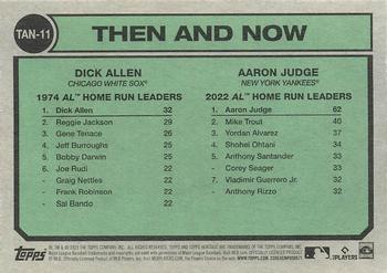 2023 Topps Heritage - Then and Now #TAN-11 Dick Allen / Aaron Judge Back