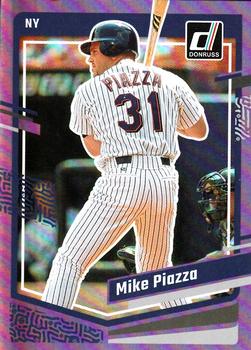 2023 Donruss - Holo Purple #163 Mike Piazza Front