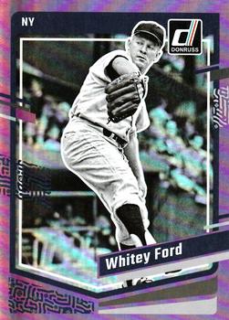 2023 Donruss - Holo Purple #179 Whitey Ford Front
