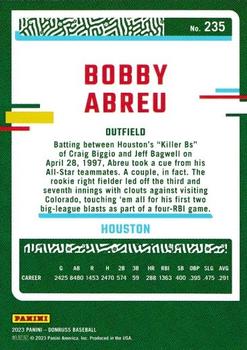 2023 Donruss - Career Stat Line #235 Bobby Abreu Back