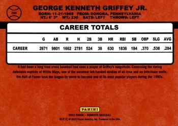 2023 Donruss - America #260 Ken Griffey Jr. Back