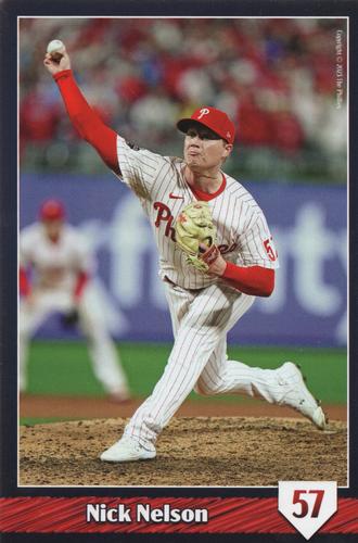 2023 Philadelphia Phillies Photo Cards #NNO Nick Nelson Front