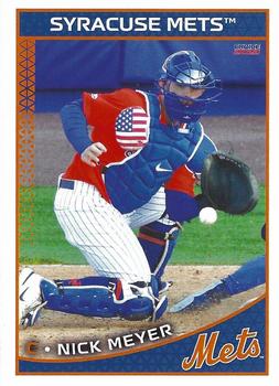 2023 Choice Syracuse Mets #16 Nick Meyer Front