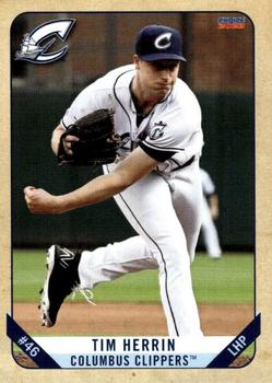2023 Choice Columbus Clippers #15 Tim Herrin Front