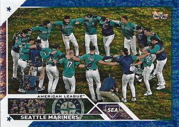 2023 Topps - Blue Foilboard #627 Seattle Mariners Front