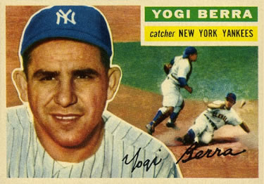 1956 Topps #110 Yogi Berra Front