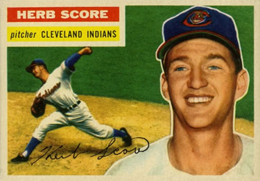 1956 Topps #140 Herb Score Front