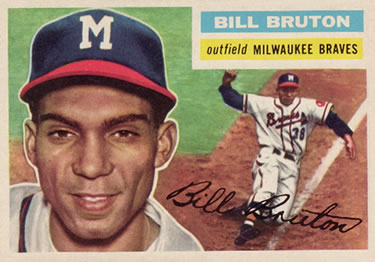 1956 Topps #185 Bill Bruton Front