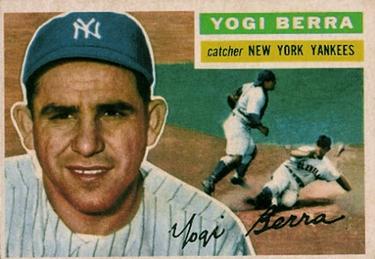 1956 Topps #110 Yogi Berra Front
