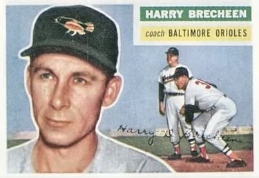 1956 Topps #229 Harry Brecheen Front