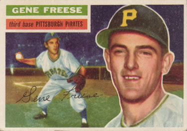 1956 Topps #46 Gene Freese Front