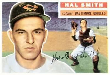 1956 Topps #62 Hal Smith Front