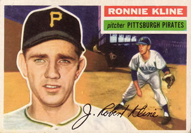 1956 Topps #94 Ron Kline Front