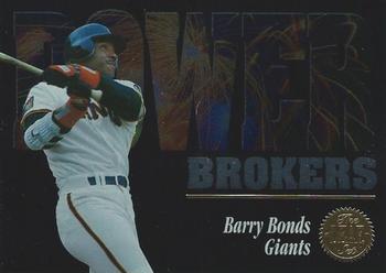 1994 Leaf - Power Brokers #3 Barry Bonds Front