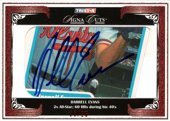 2008 TriStar Signa Cuts Baseball Edition - Red #NNO Darrell Evans Front