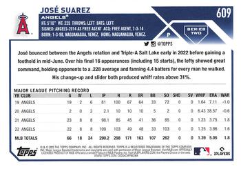 2023 Topps - All-Star Game #609 Jose Suarez Back