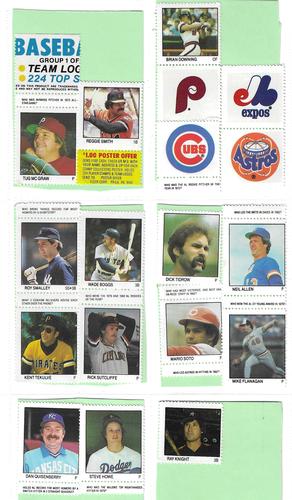 1983 Fleer Stamps - Columns #2 No. 2 of 16 Columns Front