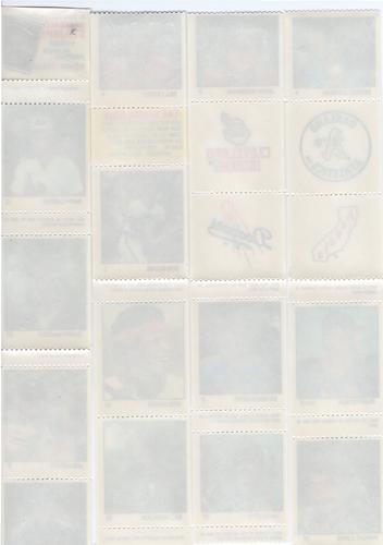 1983 Fleer Stamps - Columns #12 No. 12 of 16 Columns Back