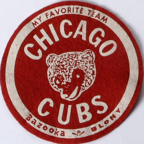 1958 Topps - Topps Felt Team Emblems #NNO Chicago Cubs Front