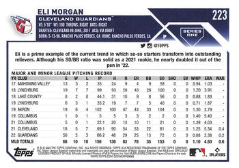 2023 Topps - Gold Star #223 Eli Morgan Back