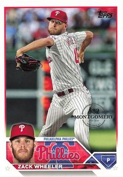2023 Topps - 582 Montgomery Club Foil Stamped #511 Zack Wheeler Front