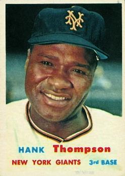 1957 Topps #109 Hank Thompson Front